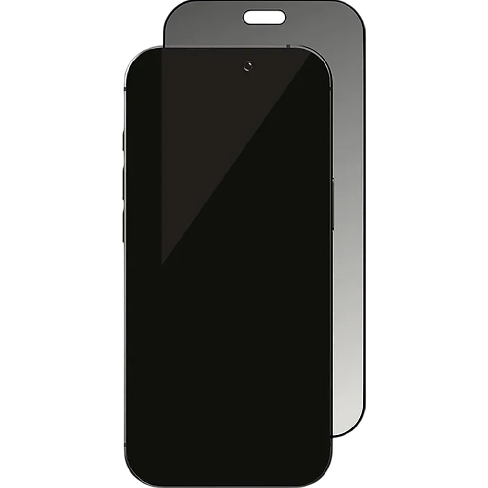 Защитное стекло uBear Extreme Nano Shield Privacy 360 для iPhone 18 Pro черная рамка