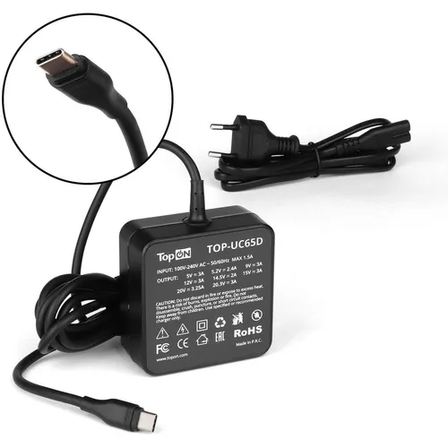 Блок питания TopOn Power Delivery Quick Charge TOP-UC65D