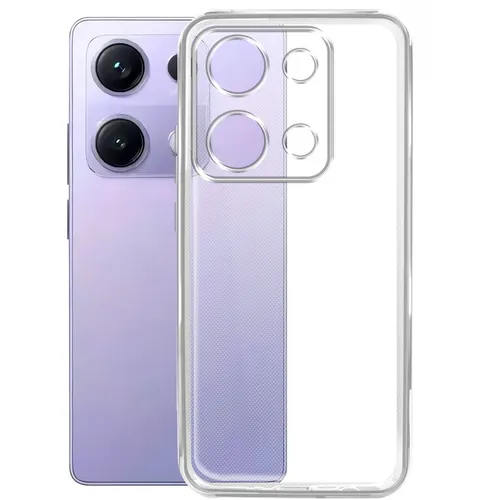 Чехол (клип-кейс) BORASCO Silicone Case, для Xiaomi Redmi Note 14S, прозрачный [74999]