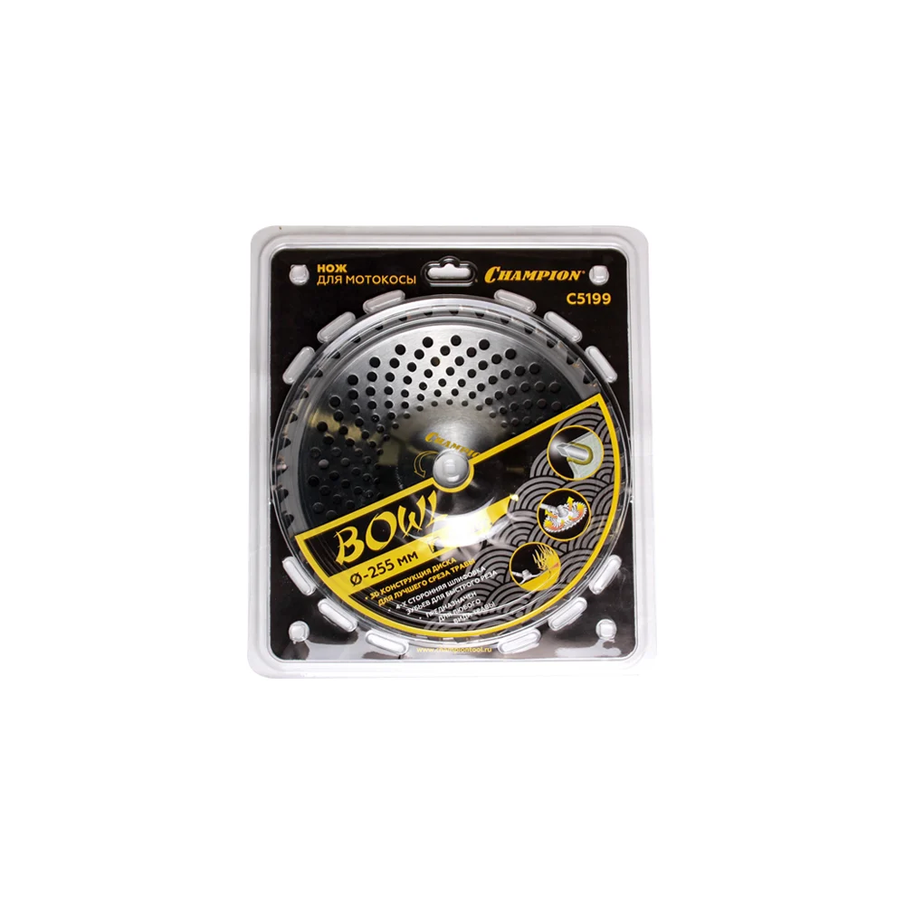 Нож с зубцами Bowl 255 мм 25.4 мм 40Z Champion C5199