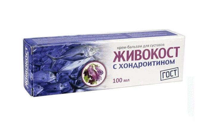 Живокост Крем-Бальзам Д/Суставов Хондроитин 100Мл
