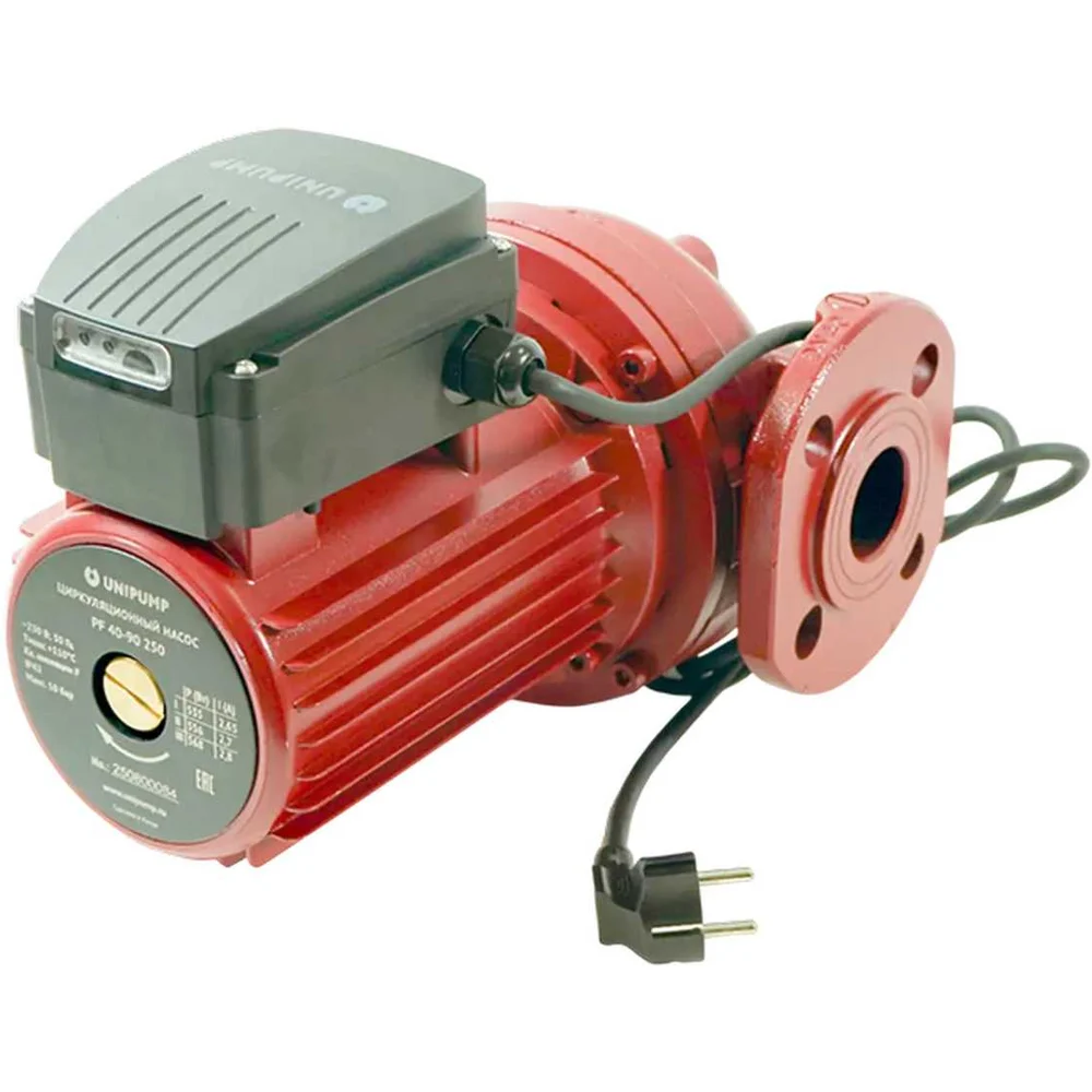 Насос циркуляционный UNIPUMP (отопление), PF 40-180, 250 Вт, 3-х скоростной 41561