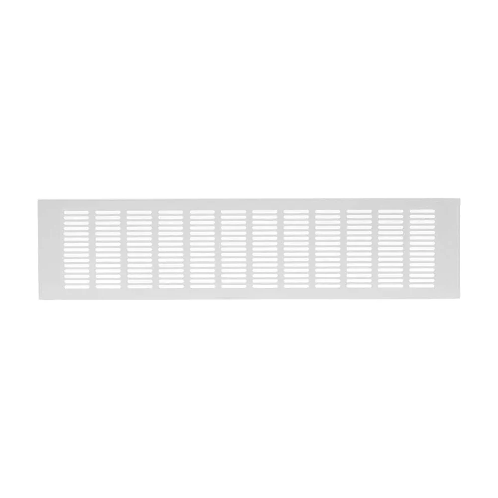Алюминиевая вентиляционная решетка 120x500 мм белая VENTFAN.RU 120X500