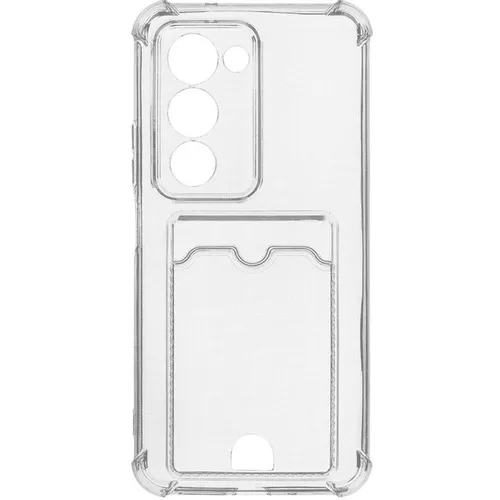 Чехол (клип-кейс) ZIBELINO Silicone Card Holder, для Xiaomi Redmi 15, прозрачный [zsch-xia-rdm-15-cam-trn]