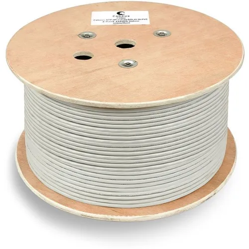 Кабель информационный CABEUS кат.6, 305м, серый [ftp-4p-cat.6-solid-gy]
