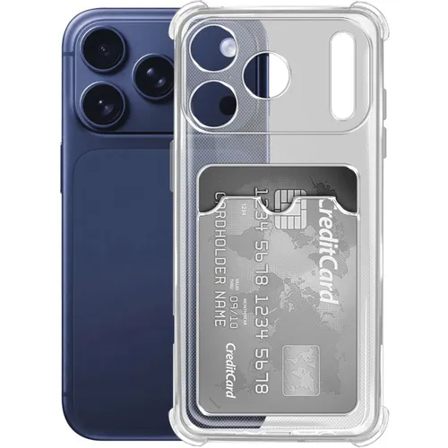 Чехол (клип-кейс) BORASCO Bumper Case, для Apple iPhone 17 Pro, противоударный, прозрачный [75812]