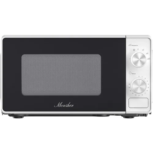 Микроволновая печь MONSHER MTW 200 Noir Blanc, 700Вт, 20л, белый