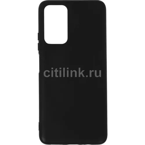 Чехол (клип-кейс) BORASCO Silicone Case, для Xiaomi Poco M4 Pro, черный (матовый) [70106]