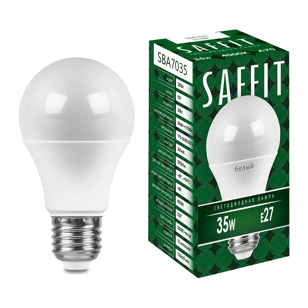 Светодиодная лампа SAFFIT SBA7035