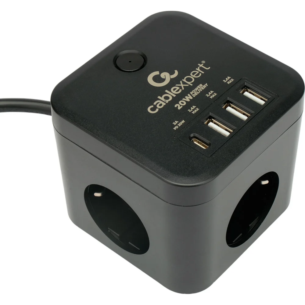 Сетевой фильтр Cablexpert exnovo 1XTYPE-C