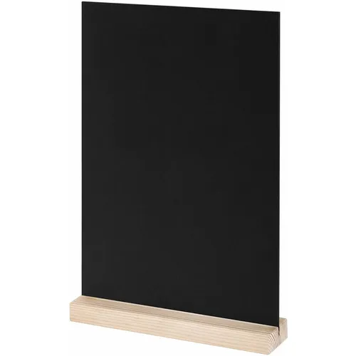 Информационная табличка BRAUBERG Chalk signs, настольная, прямоугольная, A4, 210х310 мм, черный [291298]