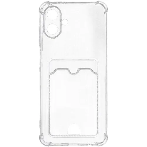 Чехол (клип-кейс) ZIBELINO Silicone Card Holder, для Samsung Galaxy A07, прозрачный [zsch-sam-a07-cam-trn]
