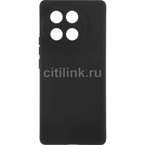 Чехол (клип-кейс) BORASCO Silicone Case, для Tecno Camon 30S, черный [73815]
