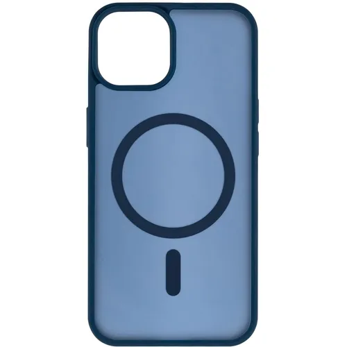 Чехол (клип-кейс) ZIBELINO Matte Shield, для Apple iPhone 14, противоударный, темно-синий [zms-apl-14-msd-blblu]