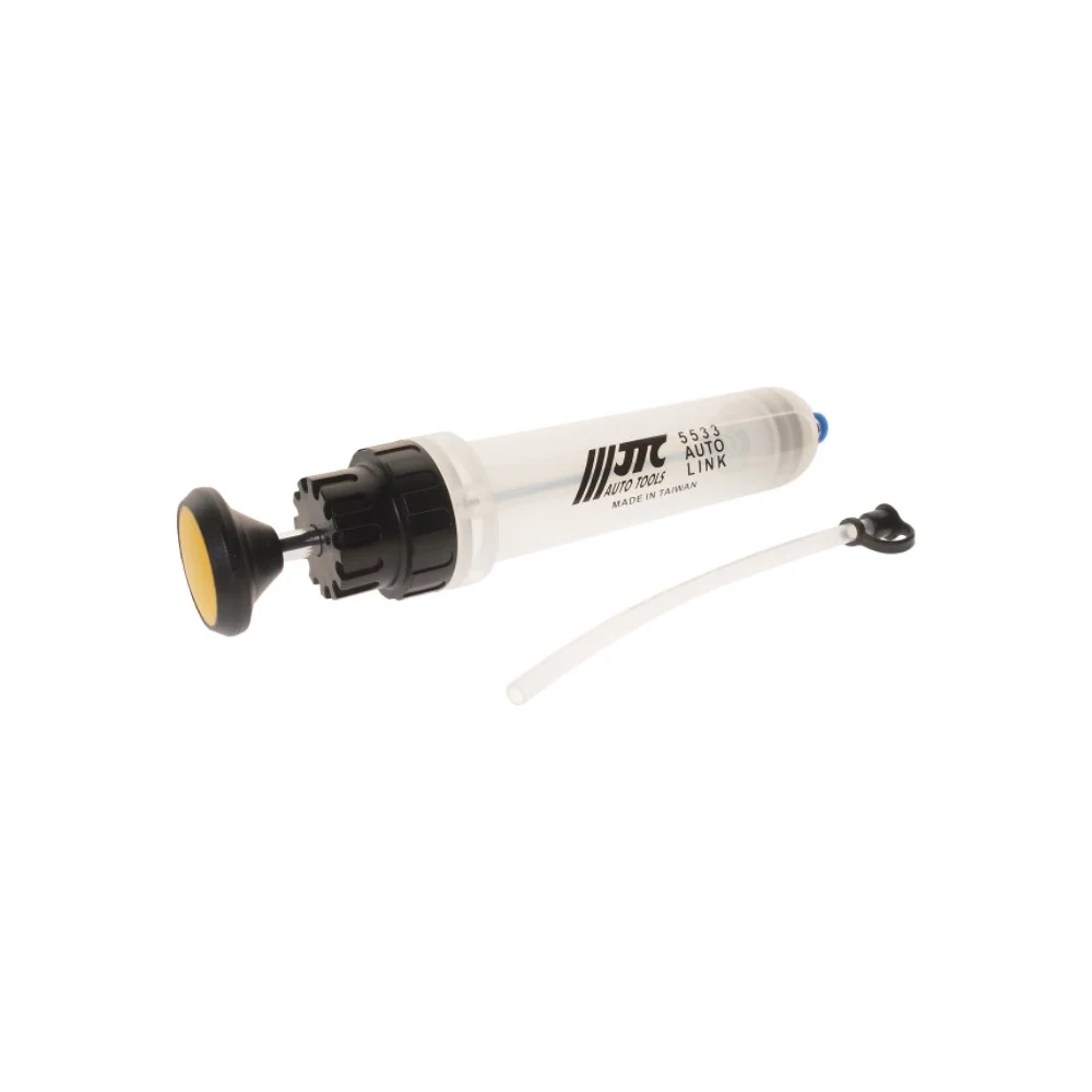 Шприц плунжерный для тормозной жидкости/антифриза 200мл полипропилен 47x210 мм длина JTC 47X210