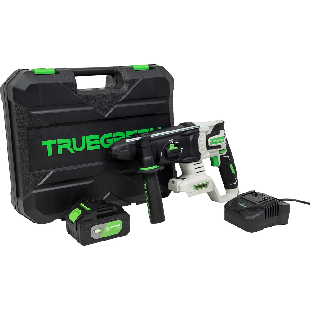 Аккумуляторная ударная дрель перфоратор 20 В с АКБ и ЗУ TRUEGREEN TG4E207