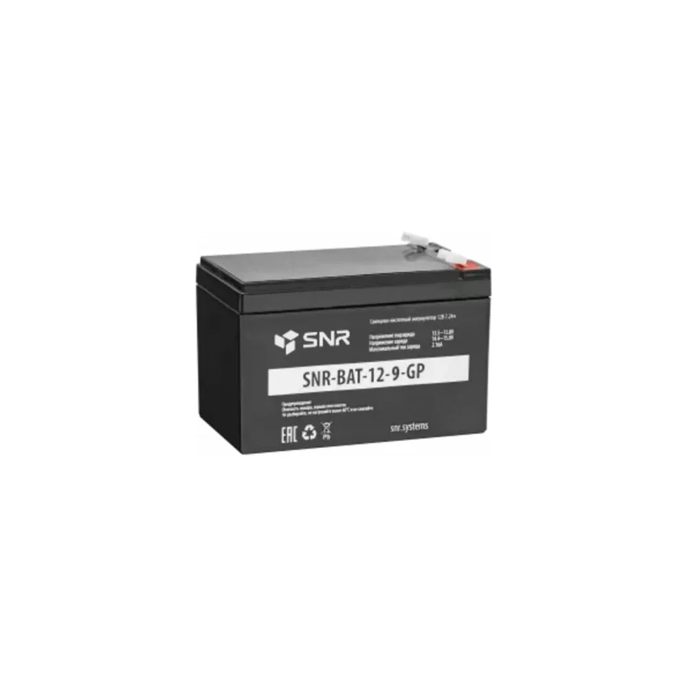 Свинцово-кислотный аккумулятор 12 В 9 Ач SNR SNR-BAT-12-9-GP