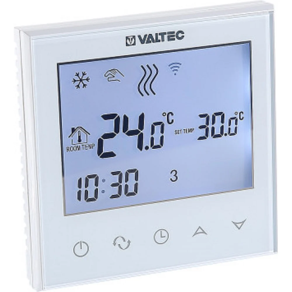 Электронный комнатный хронотермостат с Wi-Fi Valtec VT.AC712.0.0