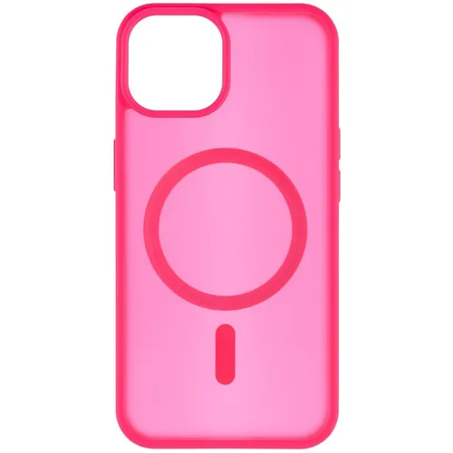 Чехол (клип-кейс) ZIBELINO Matte Shield, для Apple iPhone 13, противоударный, фуксия [zms-apl-13-msd-fuc]