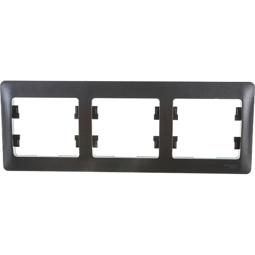 3-местная горизонтальная рамка Systeme Electric Glossa GSL001303