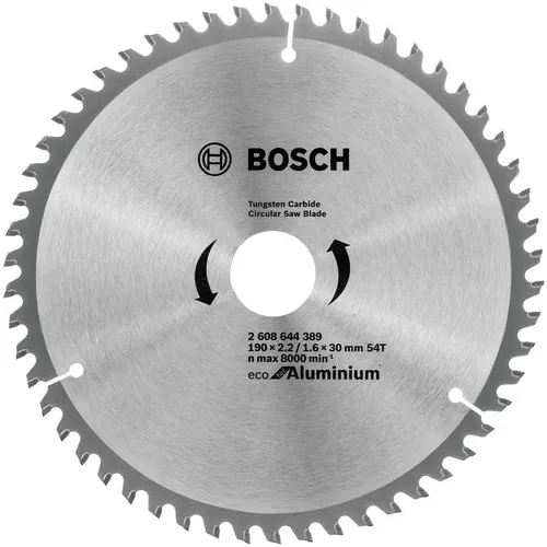 Пильный диск Bosch ECO ALU, по алюминию, 190мм, 1.6мм, 30мм [2608644389]