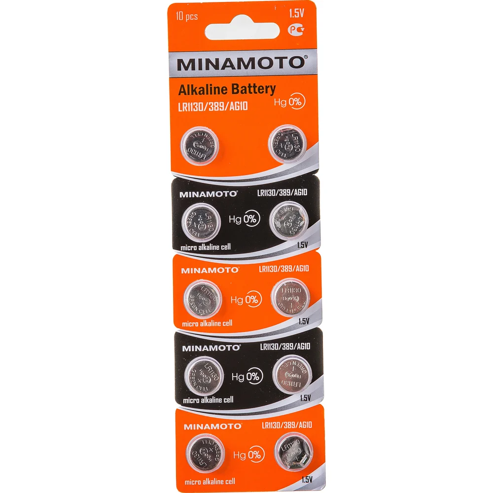 Часовая батарейка MINAMOTO AG10