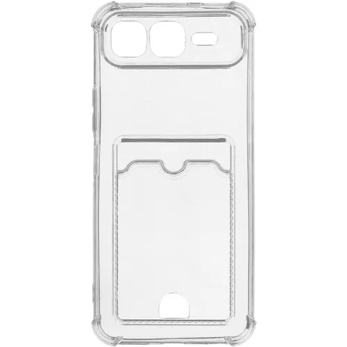 Чехол (клип-кейс) ZIBELINO Silicone Card Holder, для Infinix Smart 10 Plus, прозрачный [zsch-inf-s10-pl-cam-trn]