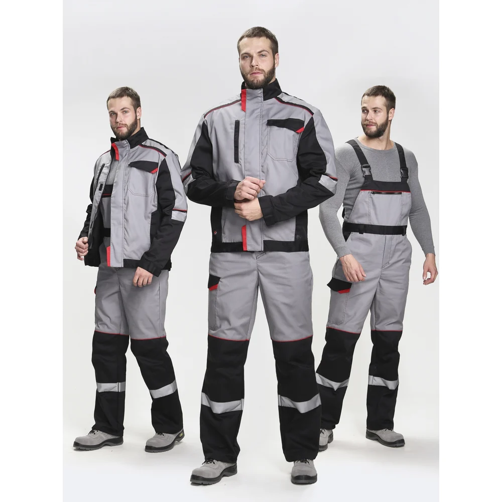 Костюм ФАКЕЛ Сервис IMP ткань cмесовая, 240 п/к, серый/черный 87489284 87489284.011