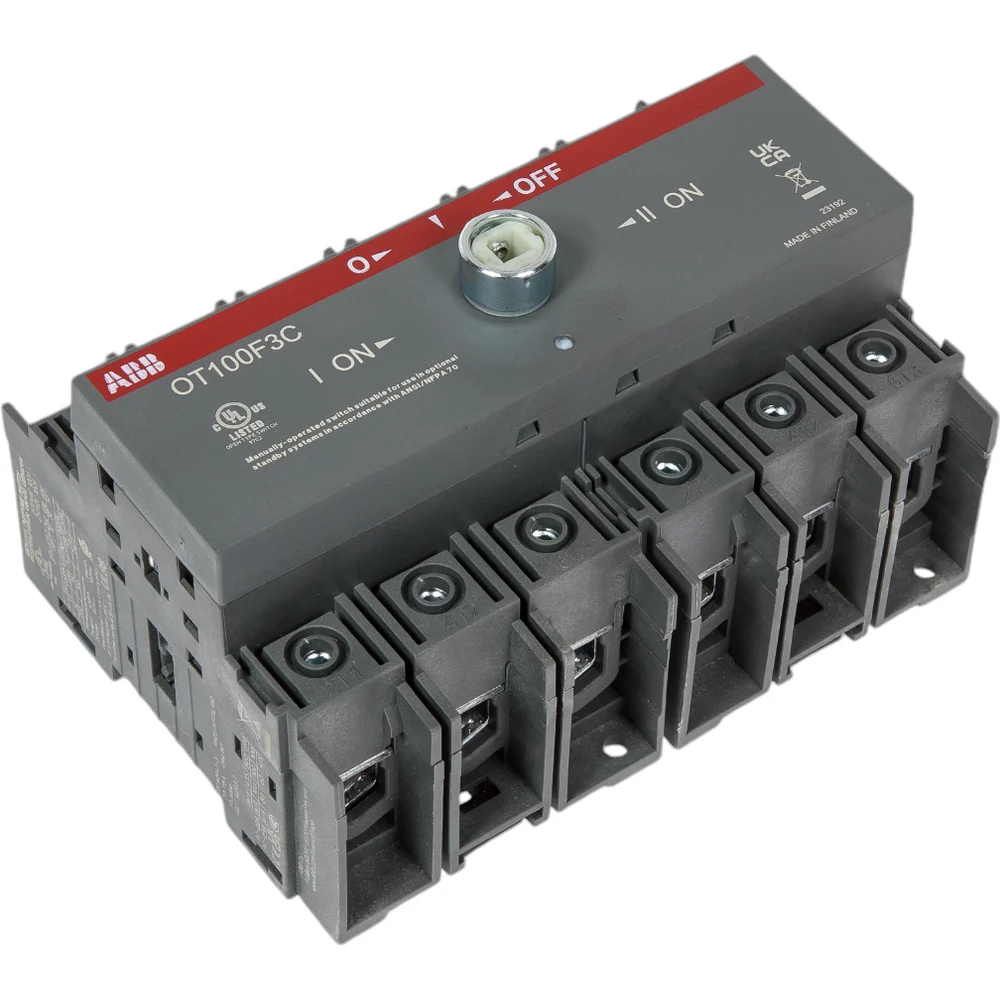 Реверсивный рубильник ABB OT100F3C