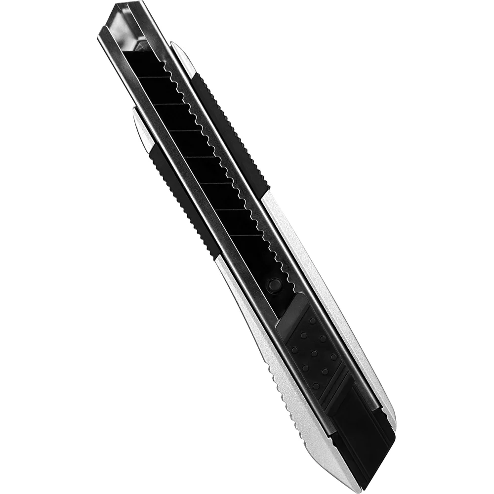 Нож vertextools profi 18 мм, автоблок, al-корпус, tpr, лезвие sk5 0044-18-7