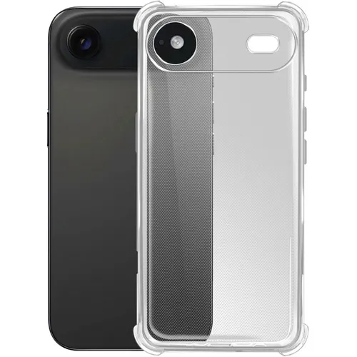 Чехол (клип-кейс) BORASCO Silicone Case, для Apple iPhone Air, прозрачный [75810]