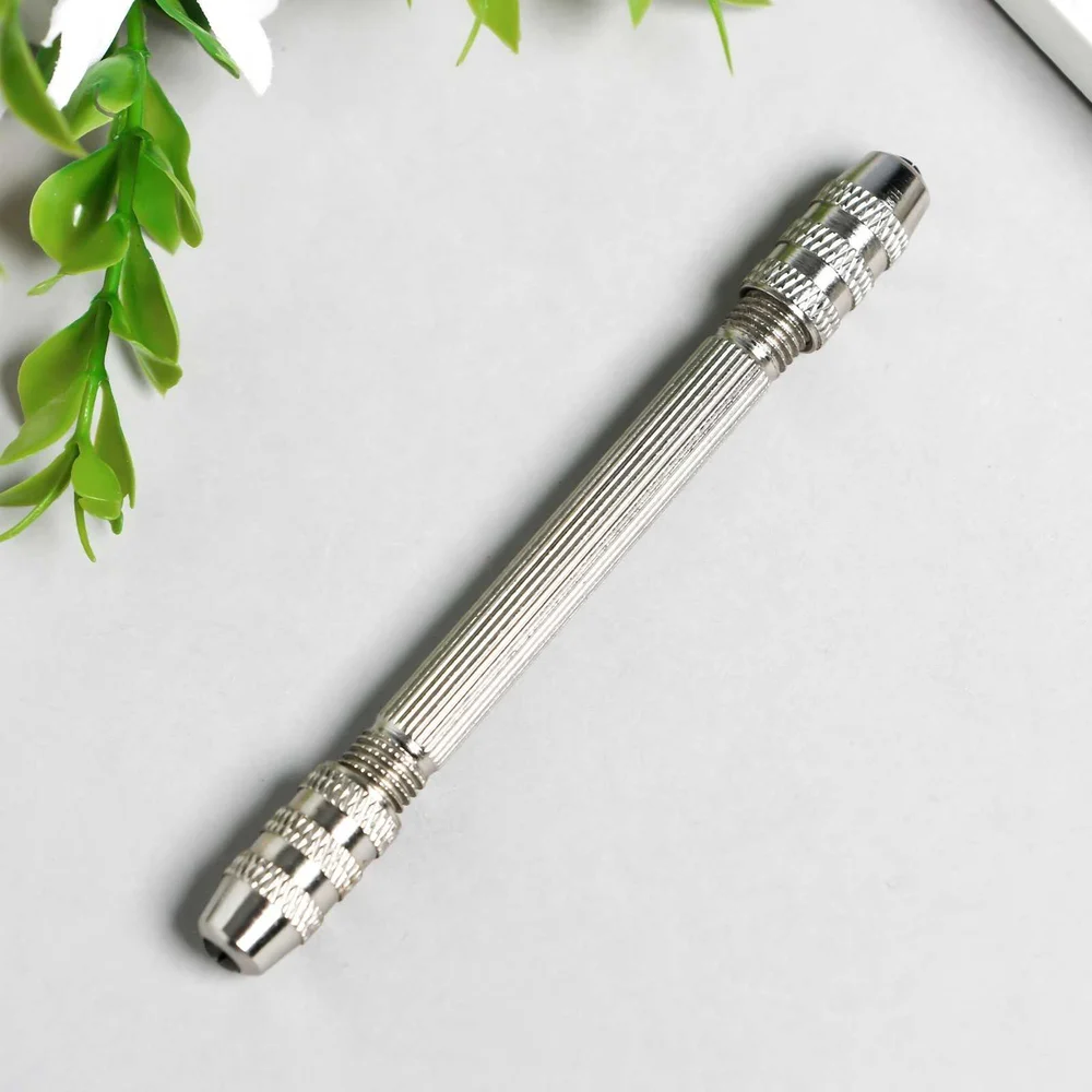 Мини-дрель ручная с двумя цанговыми патронами Micron RMD-01