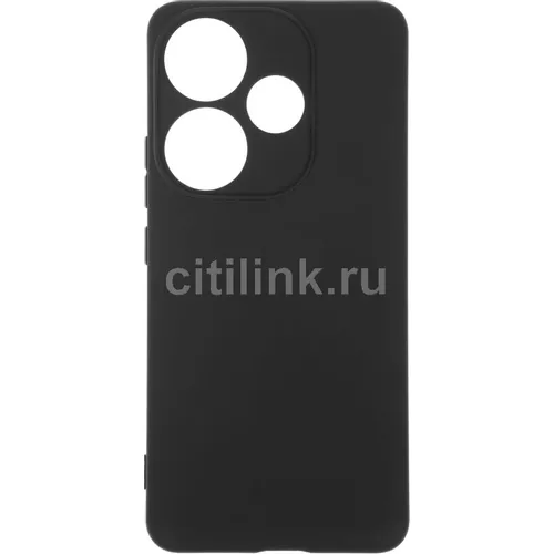 Чехол (клип-кейс) BORASCO Silicone Case, для Xiaomi Poco F6, черный [73393]