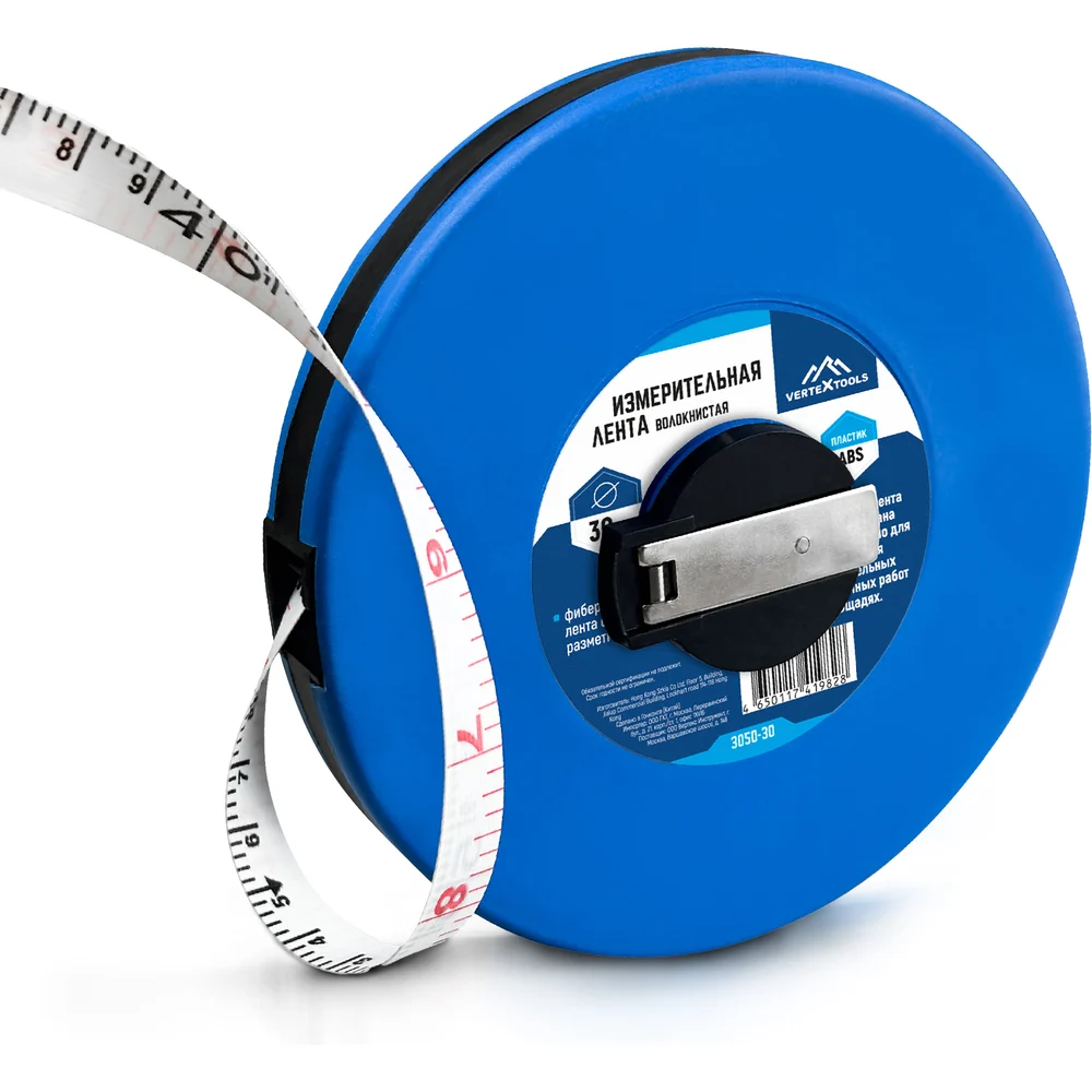 Мерная лента vertextools 30 м 3050-30