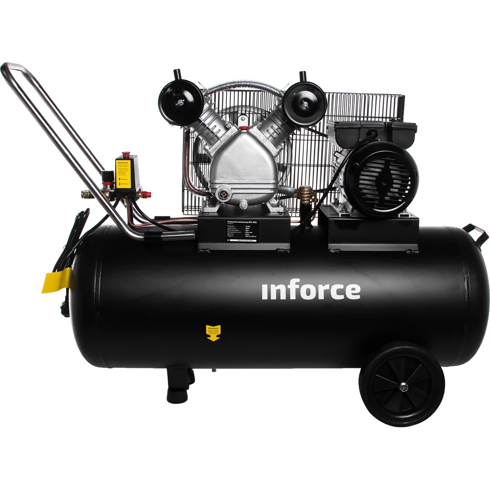 Ременной компрессор 100 л 10 бар 510 л/мин Inforce BCX-100L