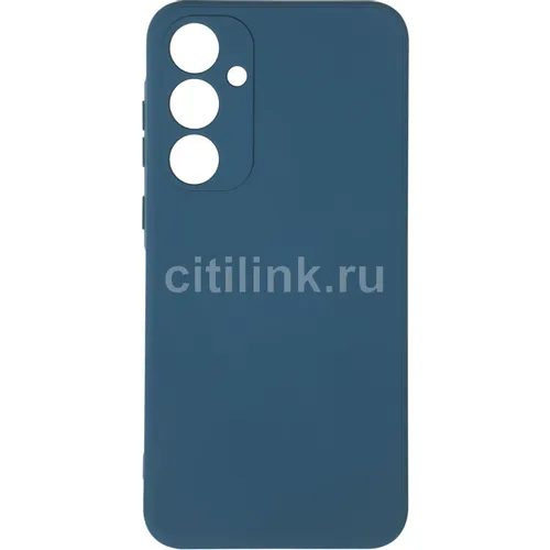 Чехол (клип-кейс) BORASCO Microfiber Case, для Samsung Galaxy A35, синий [72899]