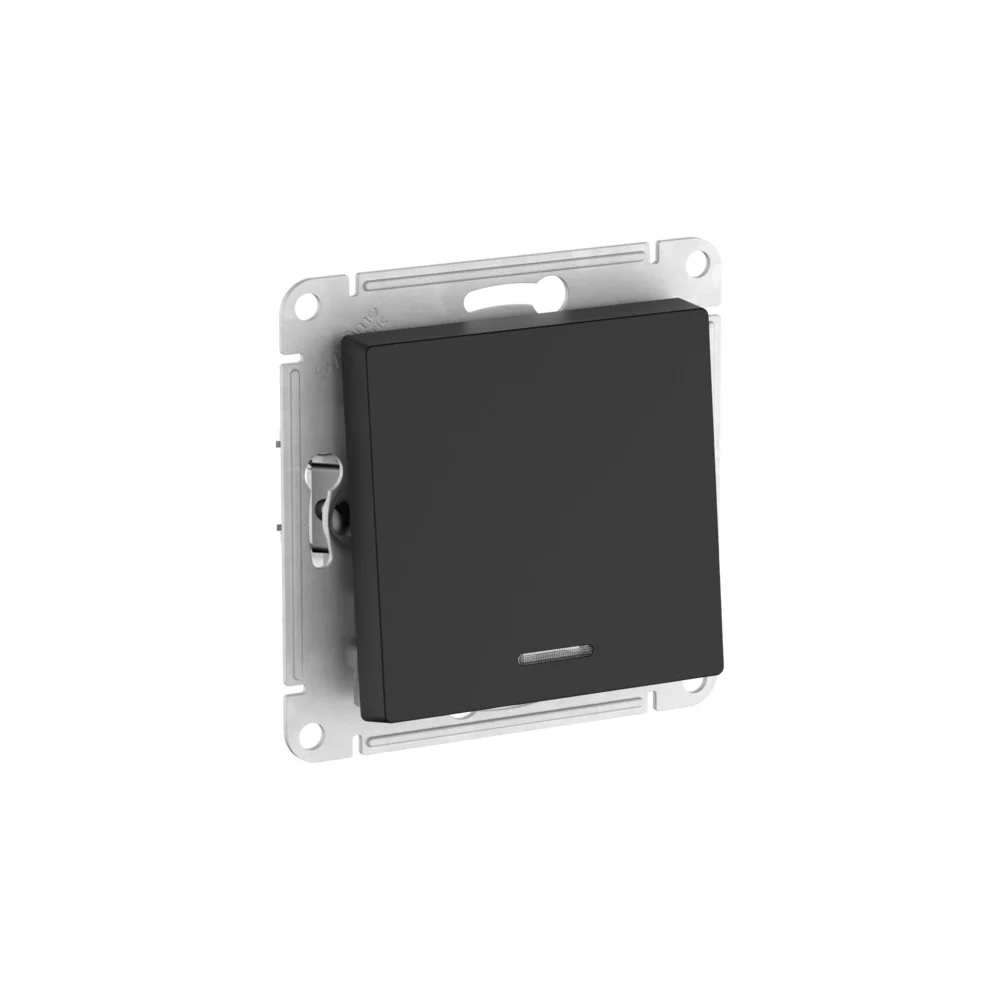 1-клавишный выключатель с подсветкой Systeme Electric ATLASDESIGN ATN001013S