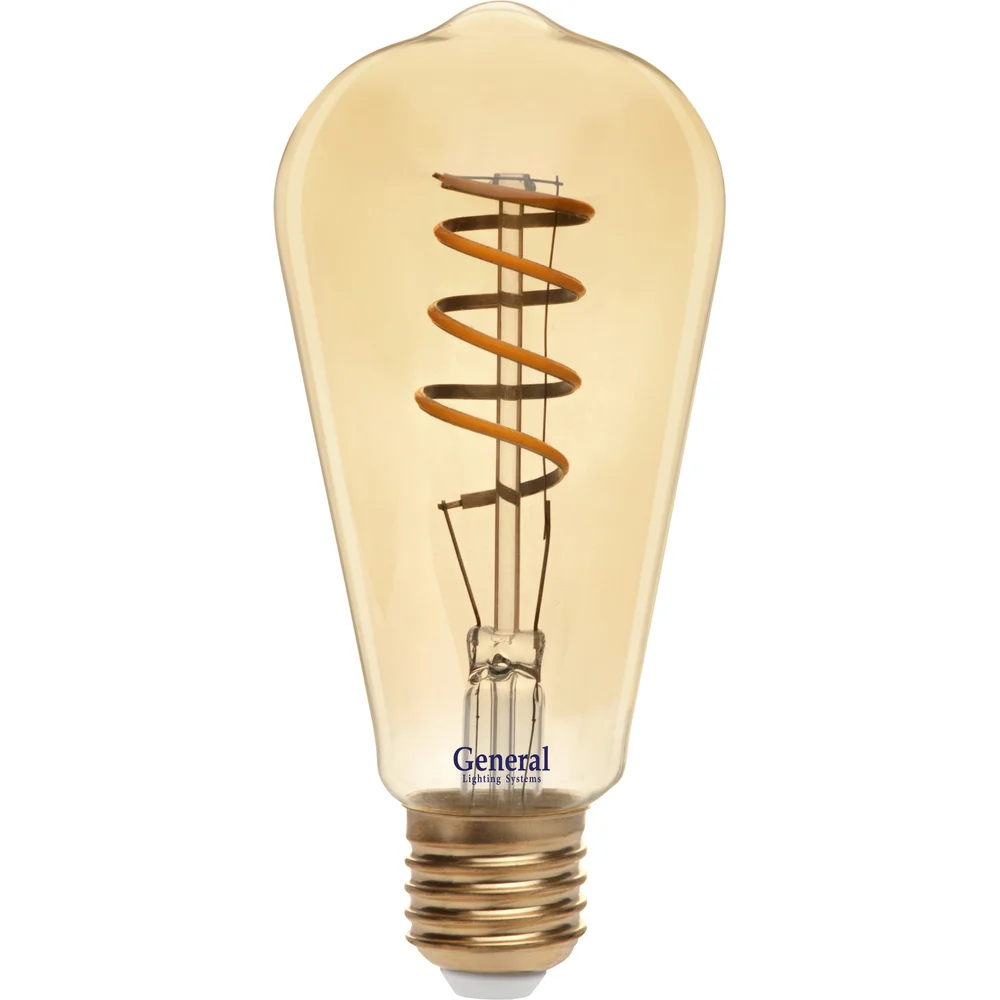Светодиодная лампа General Lighting Systems GLDEN-ST64SS-7-230-E27-2700