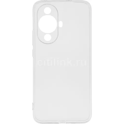Чехол (клип-кейс) BORASCO Silicone Case, для Huawei Nova 12s, прозрачный [73648]