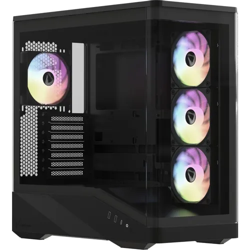 Корпус E-ATX Formula Crystal U9 PA, Midi-Tower, без БП, черный [crystal u9 pa black]
