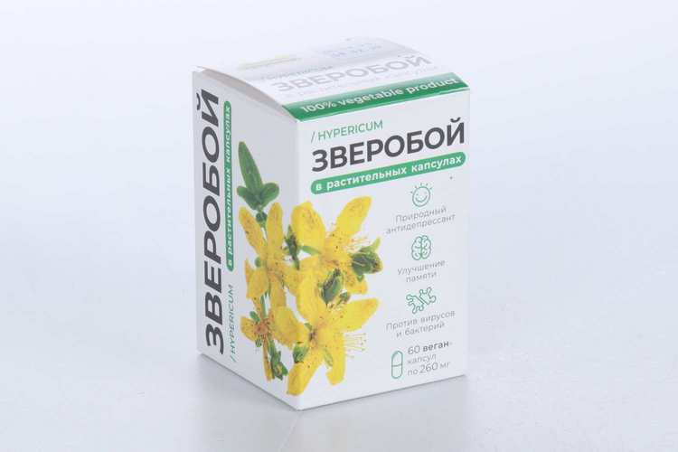 Зверобой, 60 шт, капсулы растительные