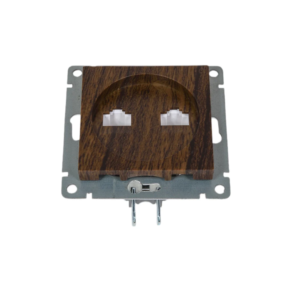 Компьютерная двухместная розетка UNIVersal RJ45