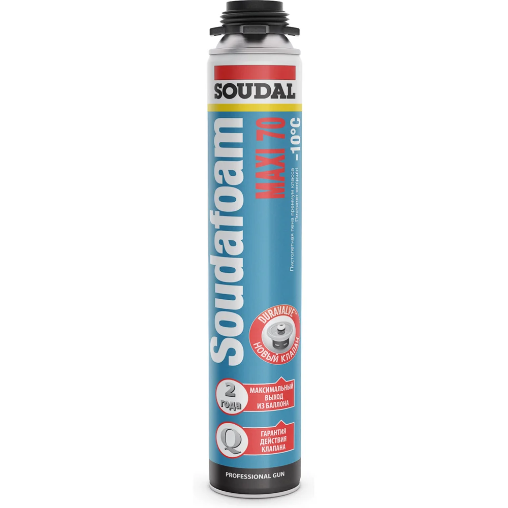 Зимняя пистолетная пена SOUDAL Соудафоам Макси 70 118316