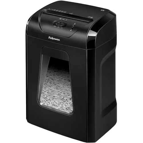 Уничтожитель бумаг Fellowes PowerShred 12C, P-4, 4х40 мм, 12 лист. одновременно, 18л [fs-71201]