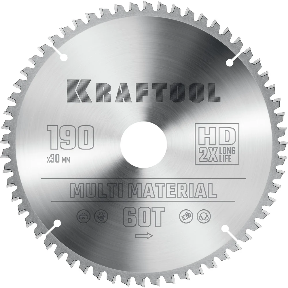 Пильный диск по дереву KRAFTOOL Precision 190X30