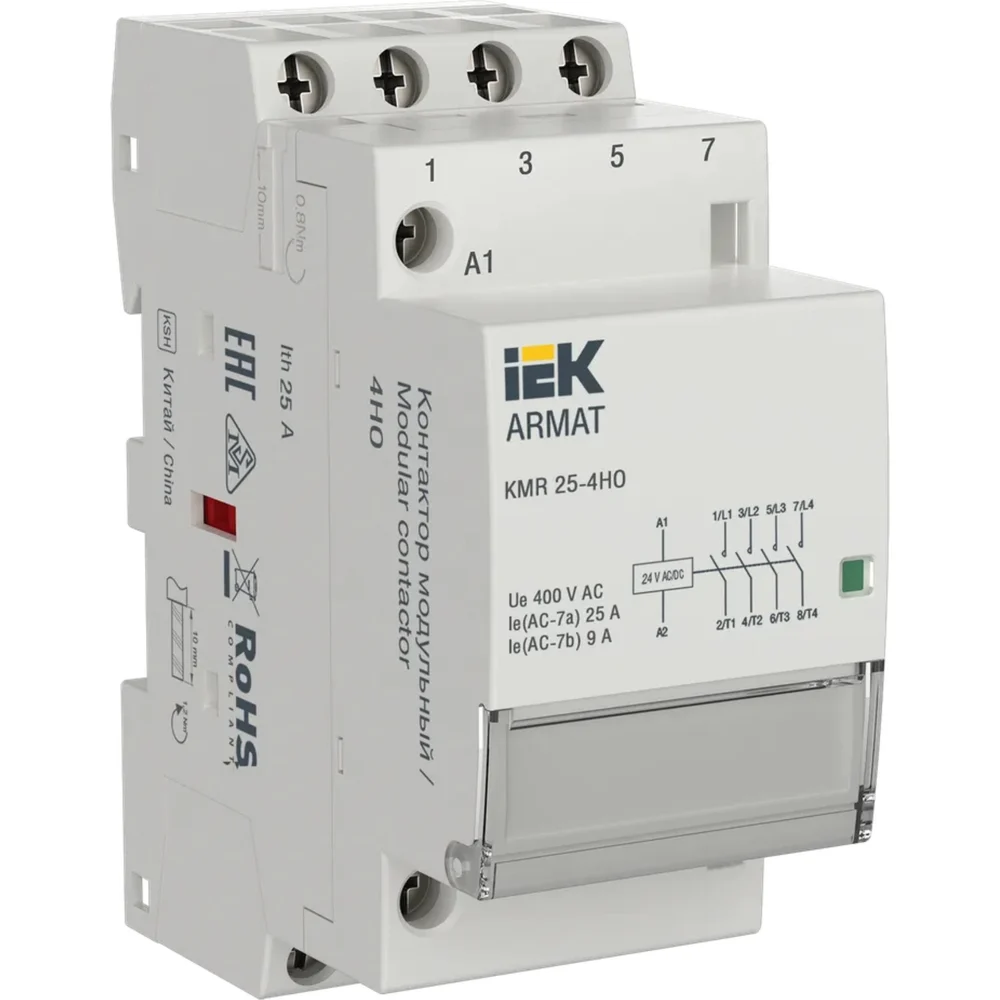 Модульный Контактор IEK ARMAT KMR AR-KMR20-025-40-024