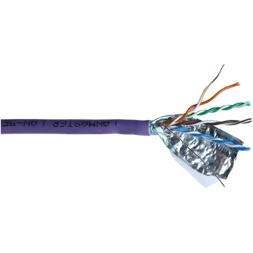 Кабель информационный LanMaster кат.5E, 305м, фиолетовый [lan-5eftp-hflt-vi]