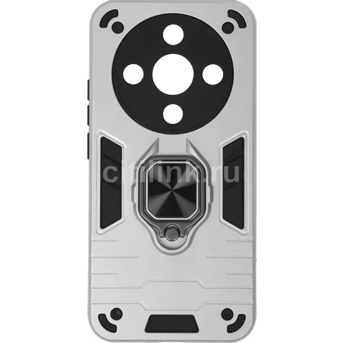 Чехол (клип-кейс) BORASCO Anti-Shock case, для Honor X9d, противоударный, серебристый [75896]