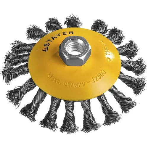 Щетка дисковая Stayer 35135-115, по металлу, 115мм