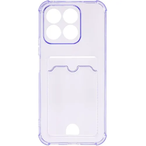 Чехол (клип-кейс) ZIBELINO Silicone Card Holder, для Honor X8b, сиреневый [zsch-hon-x8b-cam-lil]
